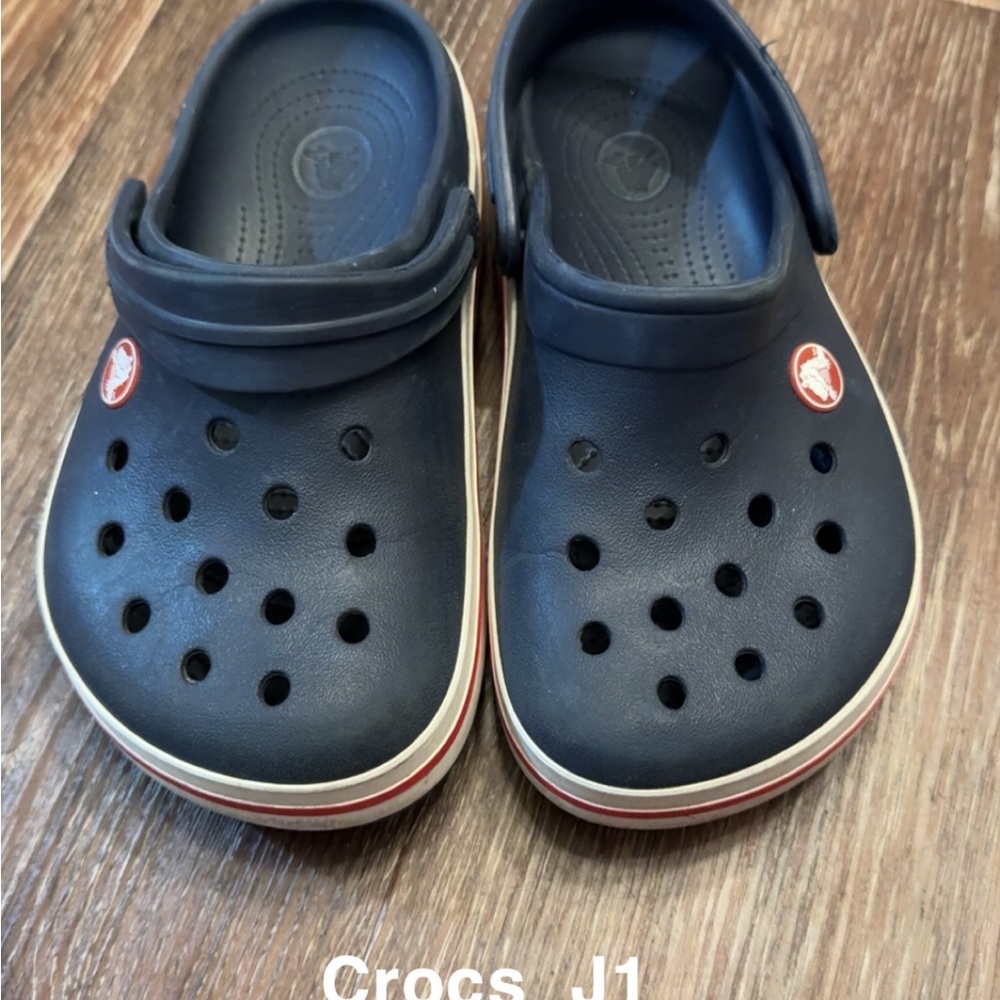 CROCS Kids Blue Slip-On Sandals